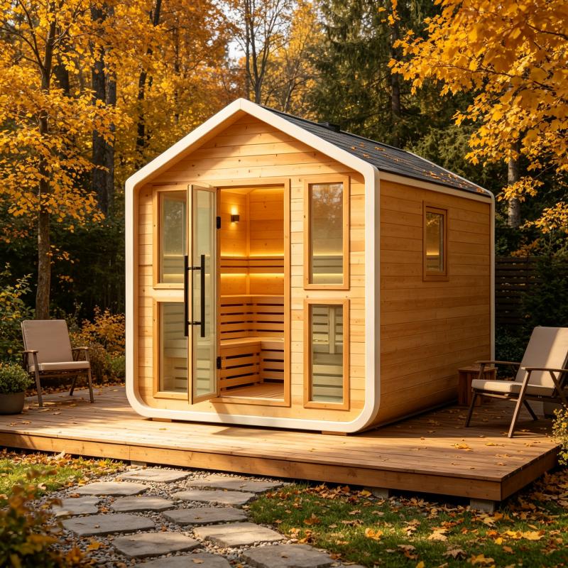 Spa Wellness Gym - Custom Luxury Sauna Cabin Solid Wood