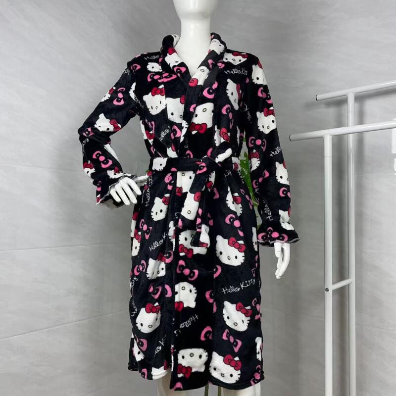 Bathrobe - Nightgown Hello Kitty New Autumn Winter