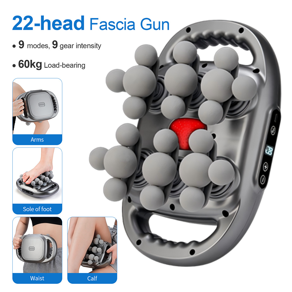 Massage Gun - 22-Head Fascia Gun High-Frequency Vibration Body
