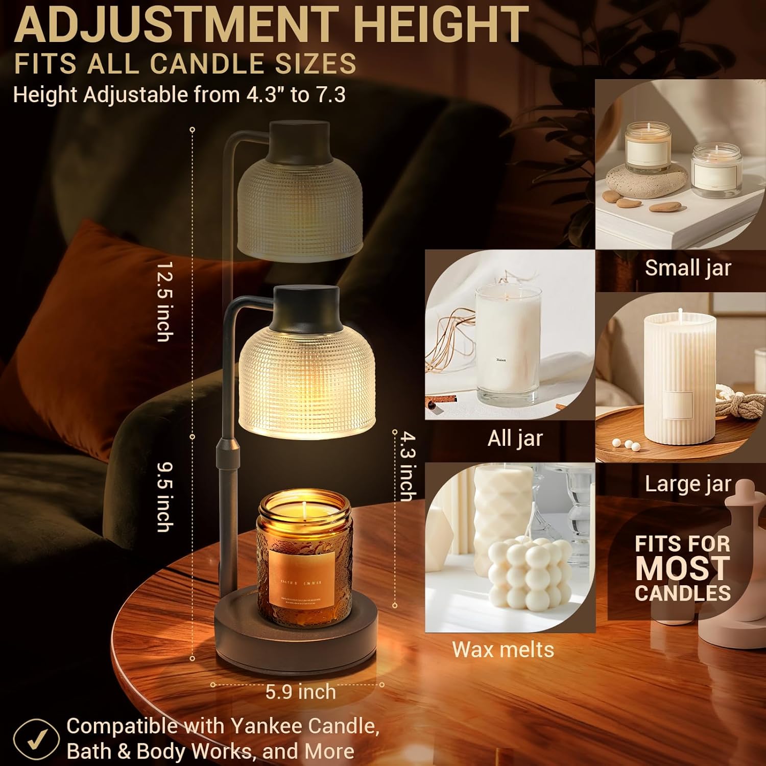 Candle Warmer Lamp with Timer  - Wax Warmer recension och pris