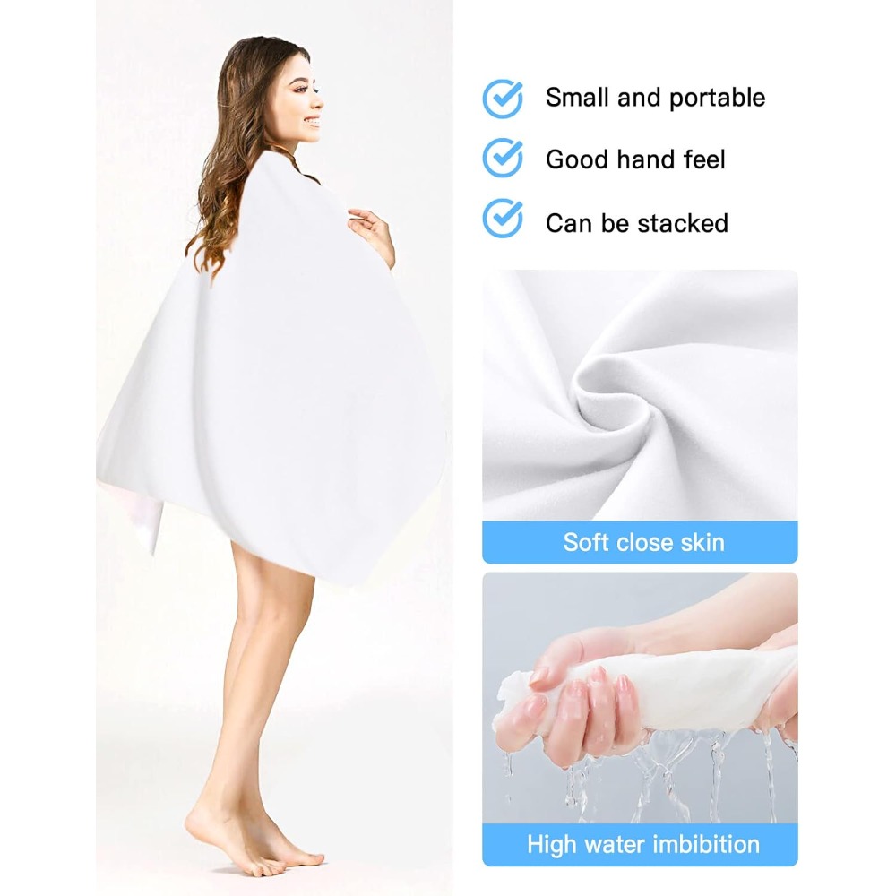 1pc Beach Towel Pure White Tow - Spa Towel recension och pris