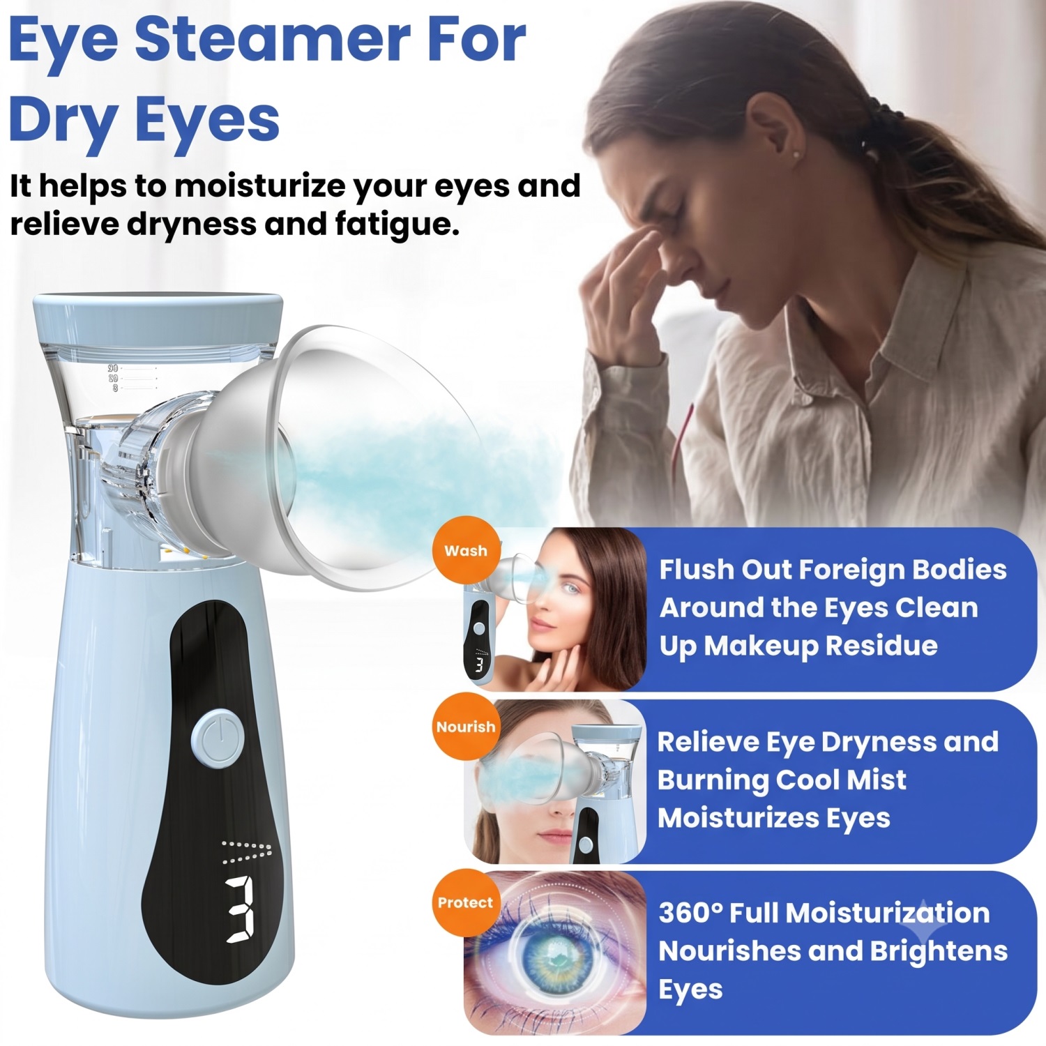 Eye Nano Humidifier Nebulizer  - Face Steamer recension och pris