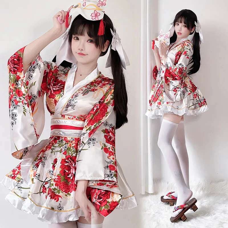 Japanese Modified Kimono Dress - Bathrobe recension och pris
