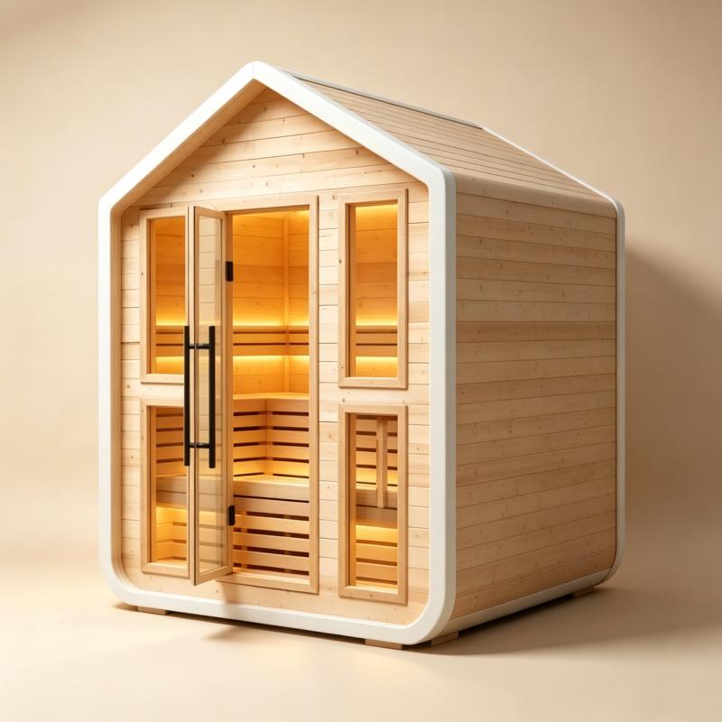 Custom Luxury Sauna Cabin Soli - Spa Wellness Gym recension och pris