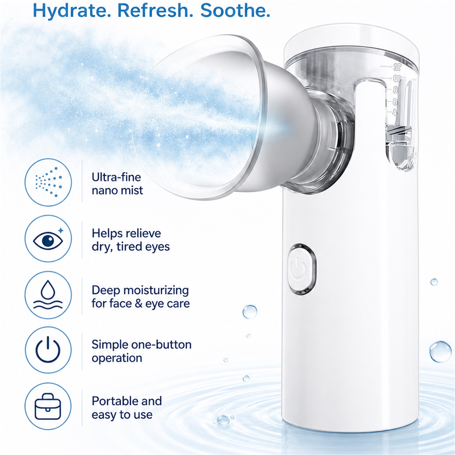 Eye Nano Humidifier Nebulizer  - Face Steamer recension och pris
