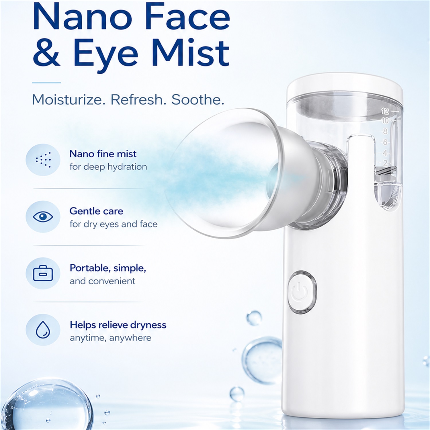Eye Nano Humidifier Nebulizer  - Face Steamer recension och pris