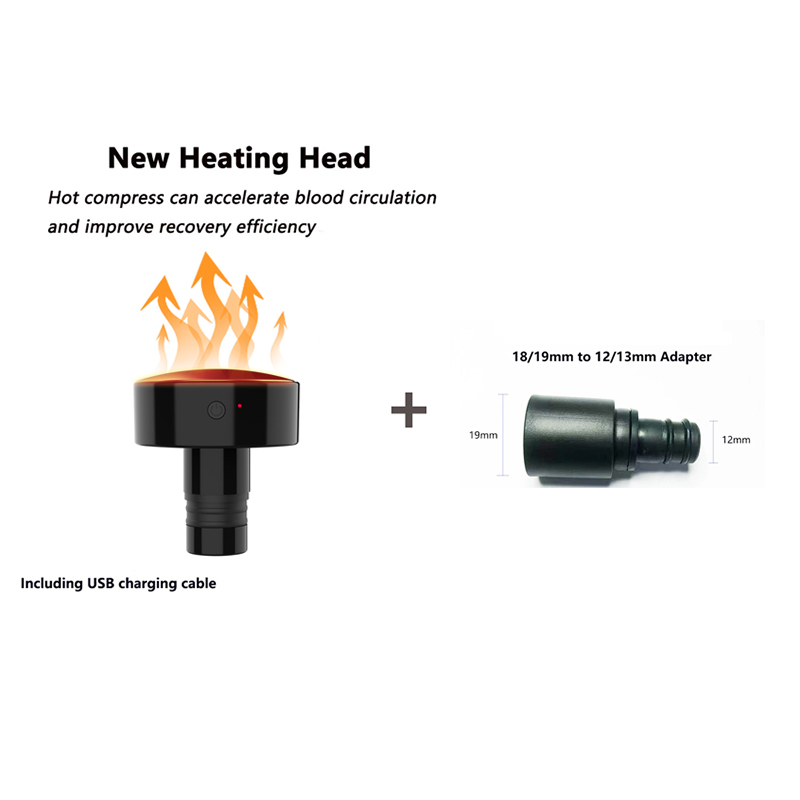 New Heat Fascia Gun Massage He - Massage Gun recension och pris