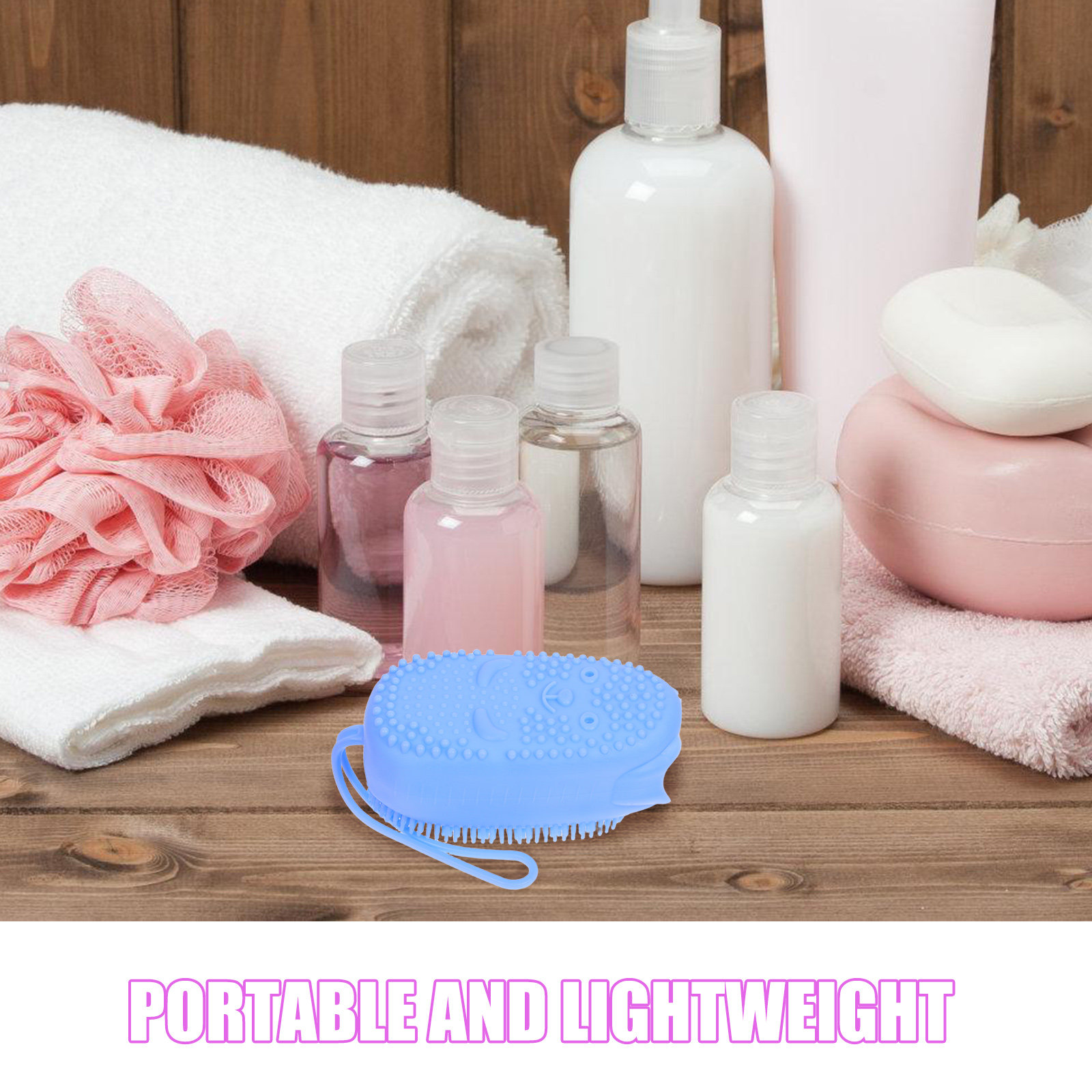 3Pcs Silicone Body Scrubber Du - Body Brush recension och pris