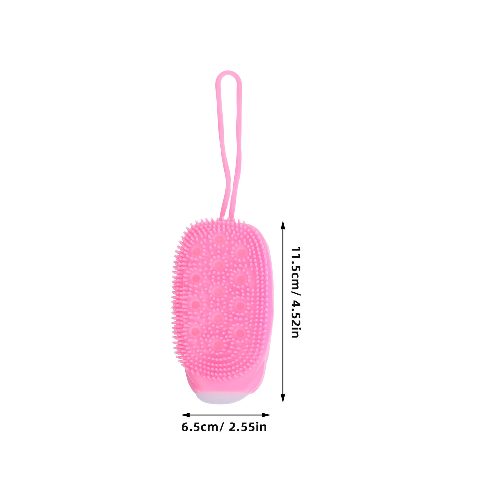 3Pcs Silicone Body Scrubber Du - Body Brush recension och pris