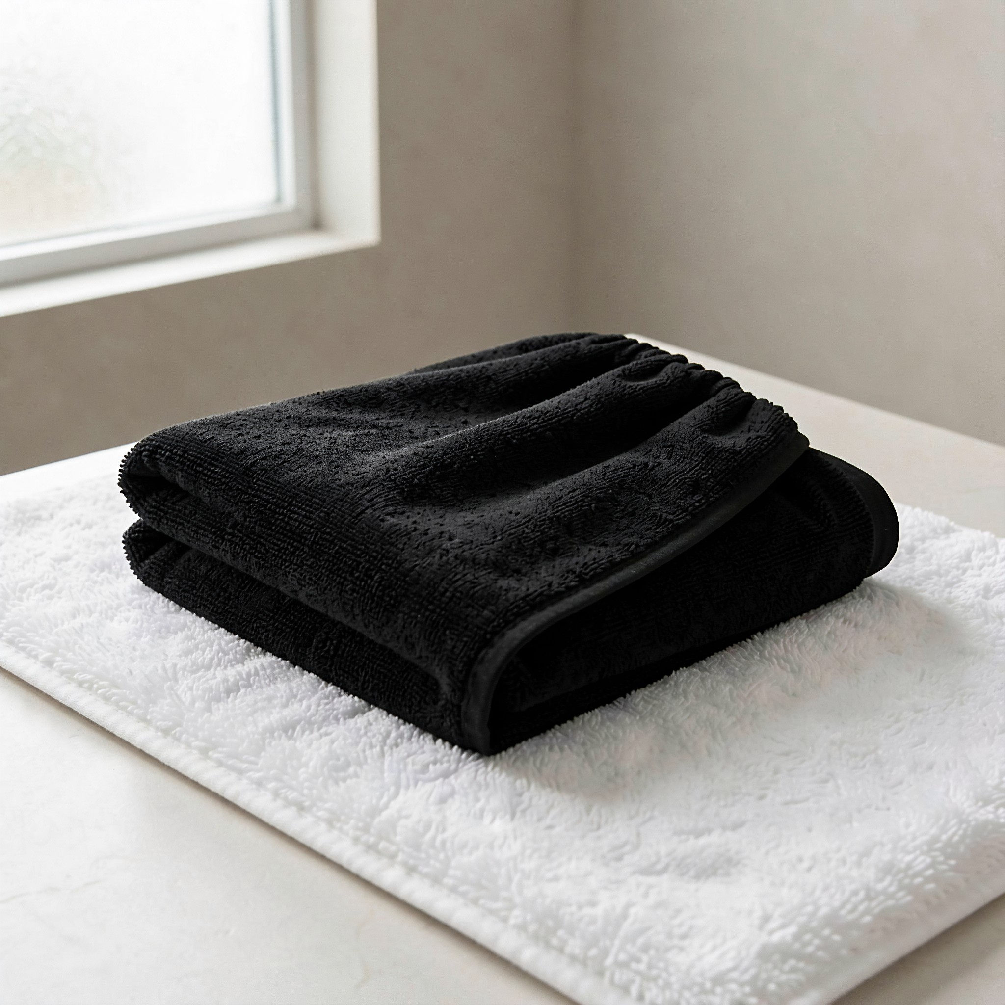 Black 35x75cm Pure Cotton Hand - Spa Towel recension och pris
