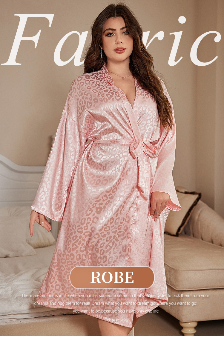 Plus Size Robe Pajama Women Sl - Bathrobe recension och pris