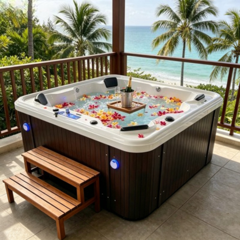Acrylic Whirlpool Hot Tub Spa  - Spa Massager recension och pris