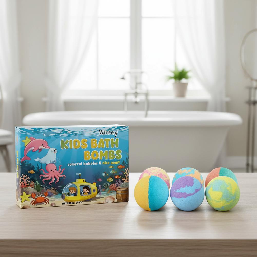 6pcs/Box Colorful Bath Bombs,  - Bath Salts recension och pris