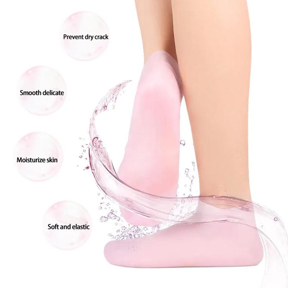 1Pair Silicone Foot Care Socks - Foot Spa recension och pris