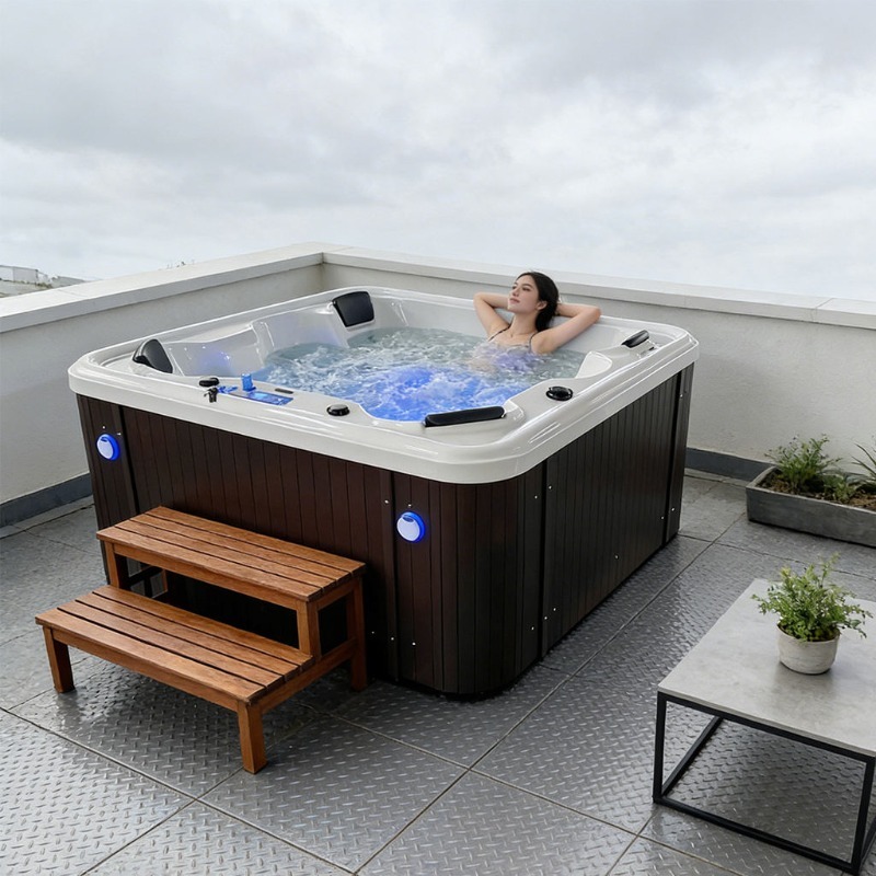 Massage Bathtub Acrylic Whirlp - Spa Massager recension och pris