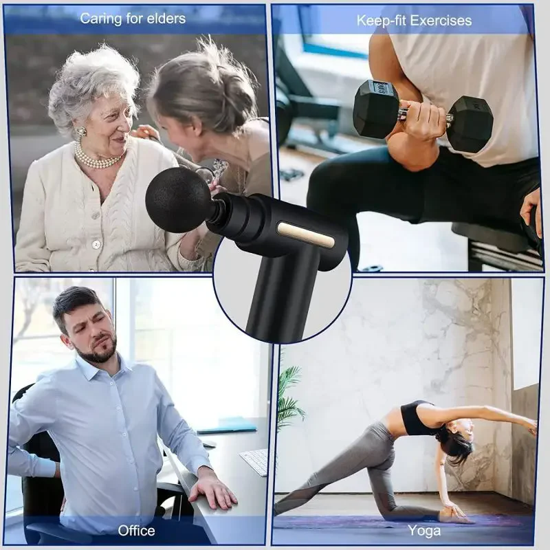 2024 portable fascia gun body  - Massage Gun recension och pris