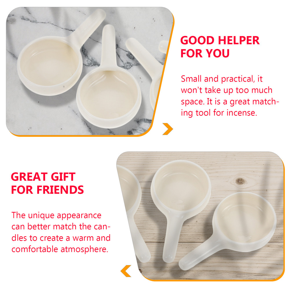 3Pcs Ceramic Tray Exquisite Cr - Wax Warmer recension och pris