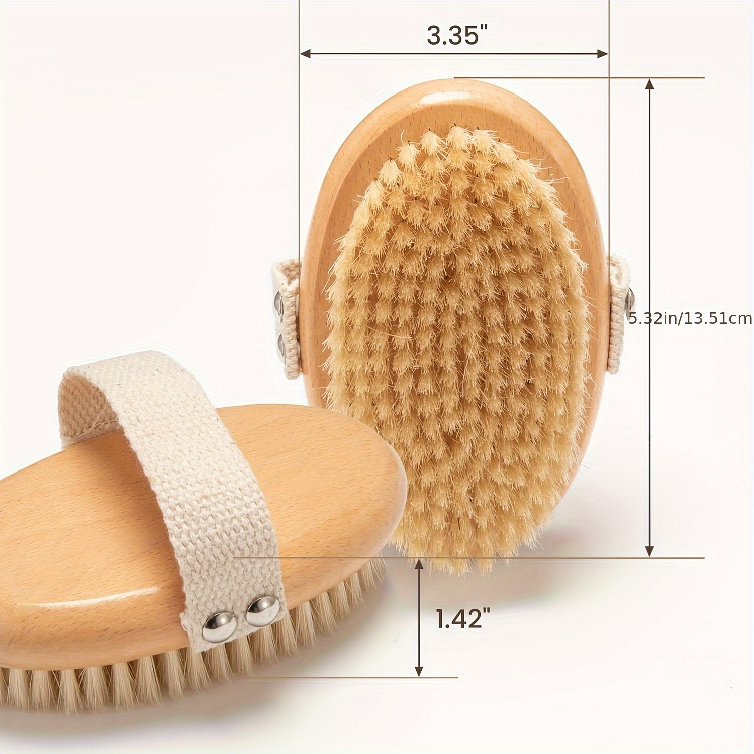 2Pcs Dry Brushing Body Brush a - Body Brush recension och pris