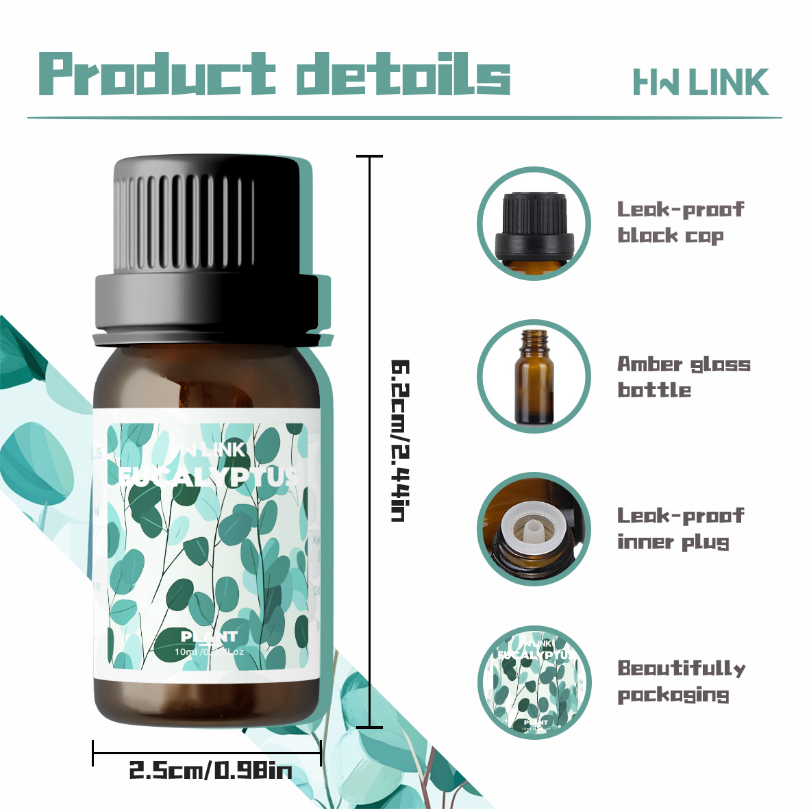 Eucalyptus Essential Oils 10ml - Aromatherapy Diffuser recension och pris
