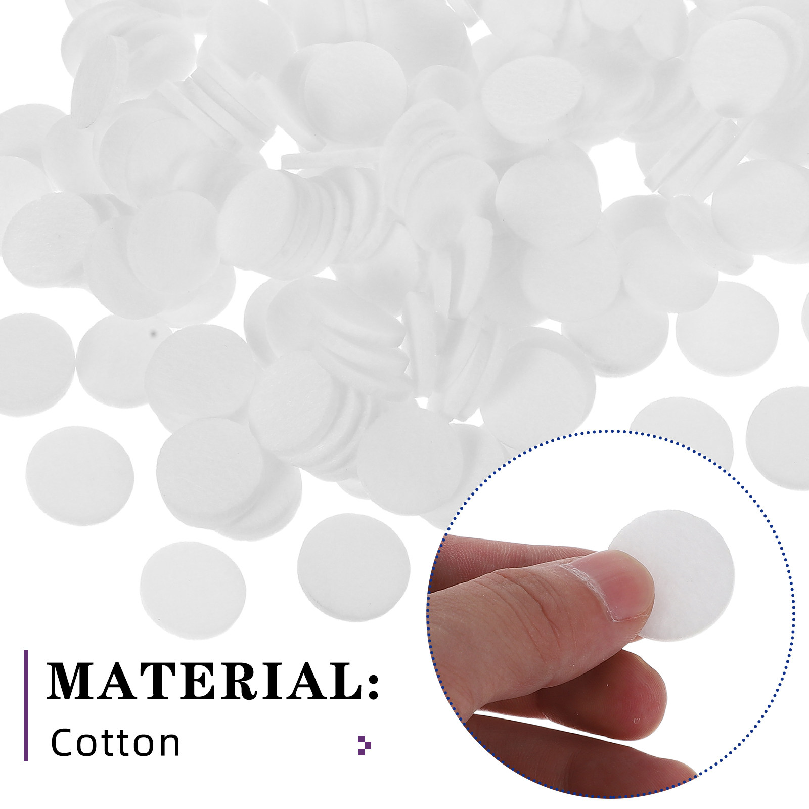 200Pcs Cotton Aromatherapy Pad - Aromatherapy Diffuser recension och pris