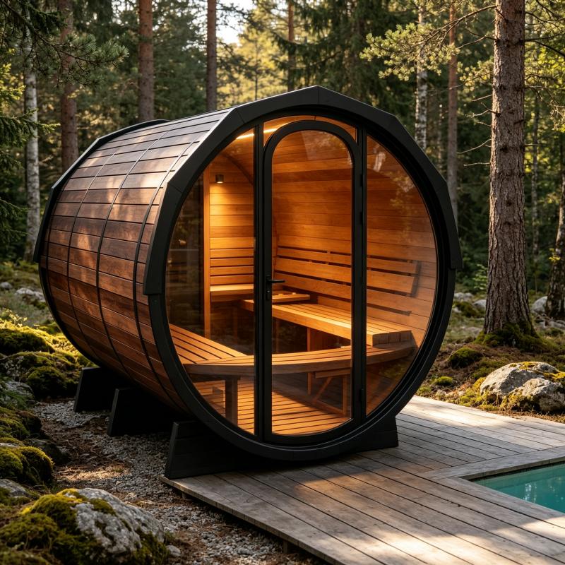 Premium Sauna Room Custom Size - Spa Wellness Gym recension och pris