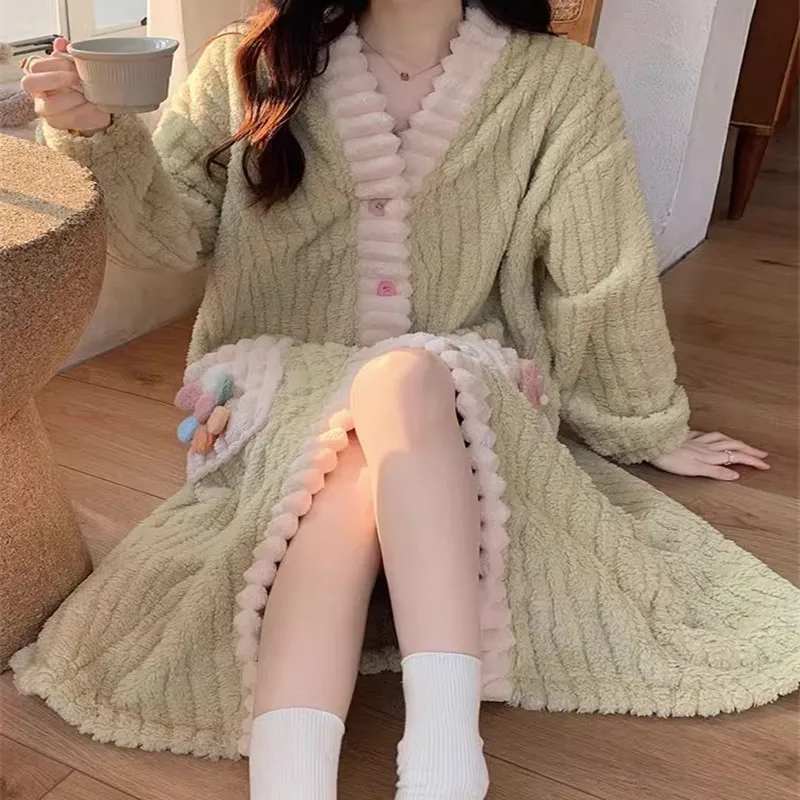 Women's Padded Thickened Warm  - Bathrobe recension och pris