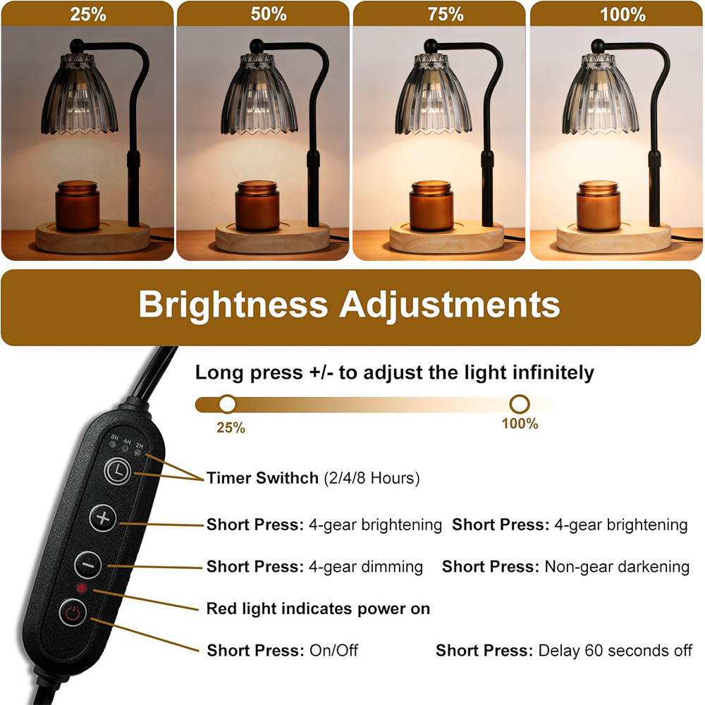 Candle Warmer Lamp with Timer  - Wax Warmer recension och pris